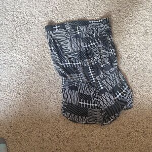 Mossimo Supply Co. Black and White Patterned Dress